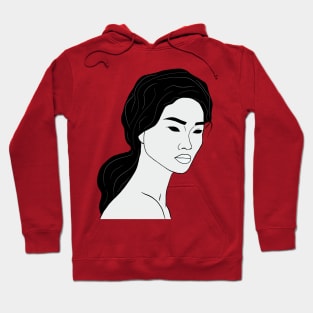 Minimalistic Female Design Hoodie